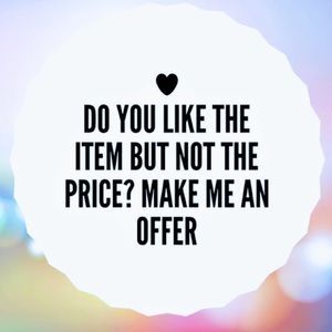 Like the item but not the price? Make an offer!